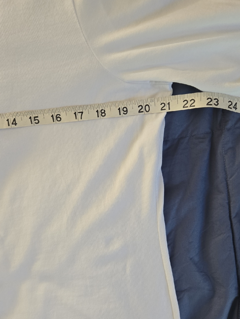 Fair Indigo Pima Cotton Shirt Size XL. White. Like New! - Picture 4 of 7